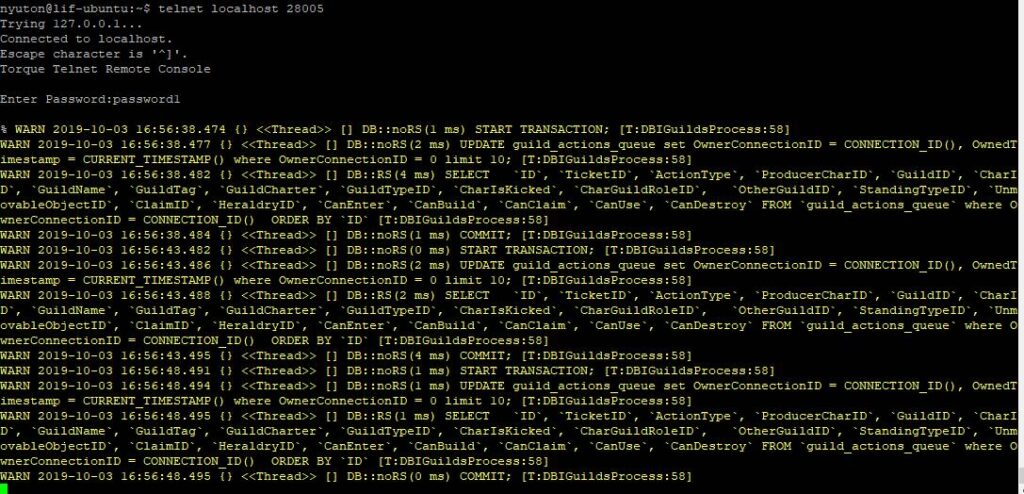 telnet server ubuntu